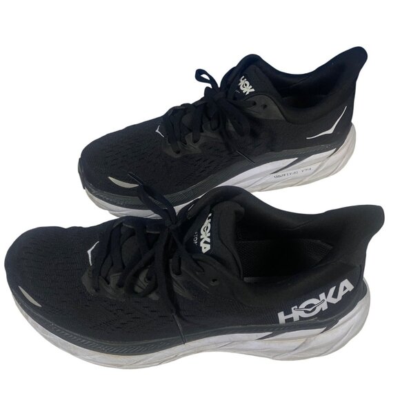 Hoka Shoes - Hoka One One Clifton 8 Women's 8.5 B US 1119394 Black Athletic Shoes Sneakers